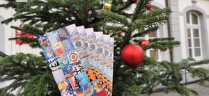 Adventskarte mit Fenstern - Weihnachtsmarkt Lippstadt