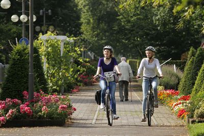 Radfahrer unterwegs in Bad Waldliesborn, Foto: Winfried Henke
