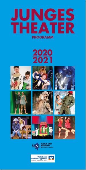Titelseite JUNGES THEATER 2020 / 2021