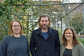 Freuen sich darauf den Lippstädterinnen und Lippstädter die „Ideenstadt“ vorzustellen: (v.l.n.r.) Mira Hennerkes, Kurt Weigelt und Sarah Marx. Foto: Stadt Lippstadt