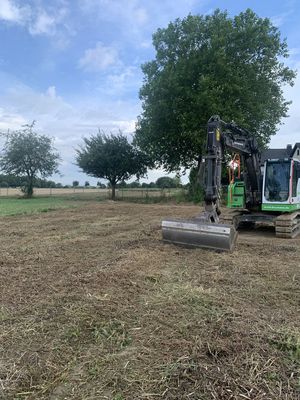 Auch am Alleenweg haben die Arbeiten begonnen.