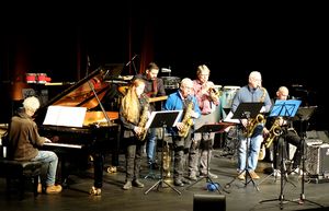 Auch die Band „Wednesday night“ spielt bei „Jazz im Foyer“ auf der großen Bühne des Stadttheaters. Foto: Conrad-Hansen-Musikschule