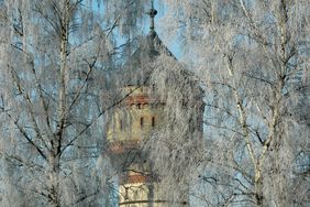 Wasserturm im Winter