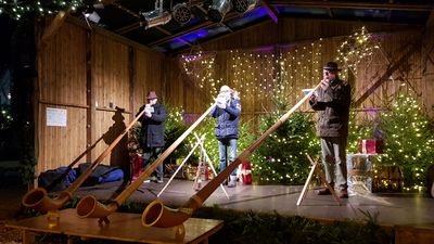 Weihnachtsmarkt - Waliboer Alphornbläser