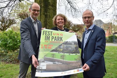 Wollen am „Tag der Städtebauförderung“ mit den Bürgern ins Gespräch kommen: Heinrich Horstmann und Ulrike Möring. Foto: Stadt Lippstadt