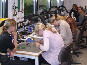 Lötschulung beim ZAVT im CARTEC