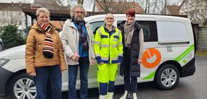 Freuen sich über die erfolgreiche Kooperation: (v.l.n.r.): Birgit Specovius, Klaus Goy, Jaqueline Pietzonka und Stephanie Lönne. Foto: Stadt Lippstadt
