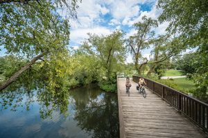 Radfahren an der Lippe