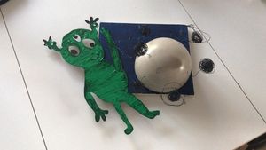 Beim digitalen Bastelkurs können die Teilnehmer ihren eigenen kleinen Planeten gestalten. Foto: Stadt Lippstadt