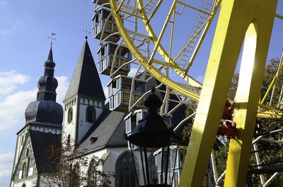 Herbstwoche - Kirche & Riesenrad (Foto von Dieter Tuschen)