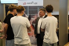 Ein weiterer Programmpunkt der Veranstaltung: Bürgermeister Arne Moritz kennenlernen und viele Fragen stellen. Foto: Stadt Lippstadt