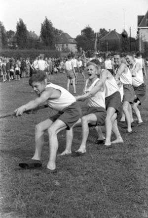 „Tag des Sports" auf dem Jahnplatz, ca. 1941/42. Foto: Stadtarchiv Lippstadt/Walter Nies