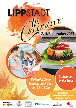 Lippstadt Culinaire - Plakat Update - 25.08.2021