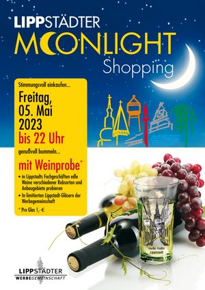 Moonlight Shopping Plakat Mai 2023