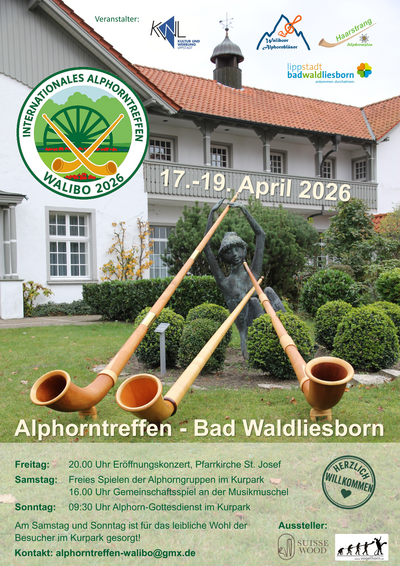 Plakat Internationales Alphorntreffen