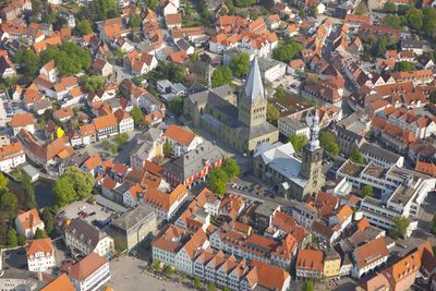 Flugaufnahme Stadt Soest. Foto: Gero Sliwa