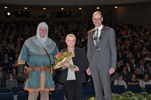 Beim letzten Neujahrsempfang erhielt Ilse Henke die Lippstädter Rose für ihr vielfältiges ehrenamtliches Engagement. Foto: Stadt Lippstadt