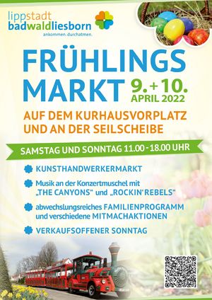 Plakat Frühlingsmarkt 2022
