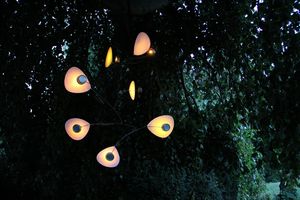 Die Lichtinstallation von Künstlerin Christiane Kling. Foto: privat