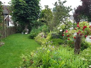 Im letzten Jahr gewann Friedbert Hoppe mit seinem Vorgarten den zweiten Preis. Foto: Friedbert Hoppe