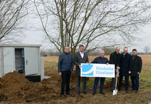 Spatenstich am Wasserturm