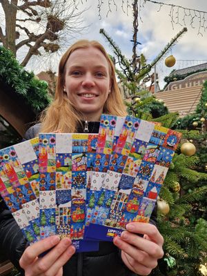 Adventsfensterkarte 2024 - Weihnachtsmarkt