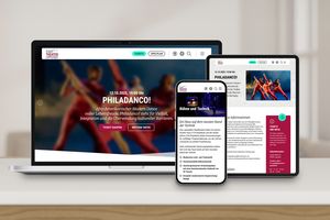 Neue Webseite Stadttheater auf drei Endgeräten