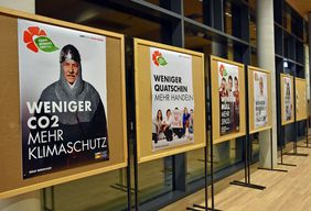 Plakate zum Klimabündnis Foto: Stadt Lippstadt