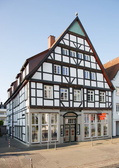 Im April präsentiert sich Lippstadt mit dem „Haus Mattenklott“ im Denkmalkalender. Foto: Stadt Lippstadt