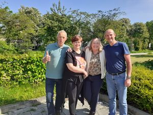 Das Organisationsteam: Jan Verstegen, Olga Vogels, Margot van Beek, Harry Bouquet. Foto: Stadt Lippstadt