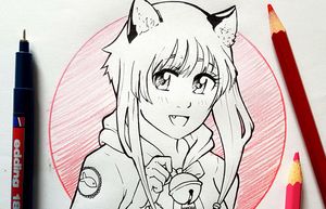 Im Workshop „How to Draw Manga: Basics and Beyond!“ verwandelt sich die Stadtbücherei im Rahmen der „nachtfrequenz22“ in eine Kreativwerkstatt für Mangafans. Foto/Zeichnung: Maya Wendler