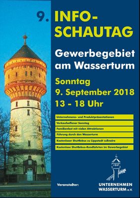 Lippstadt Culinaire - Plakat Infoschautag am Wasserturm