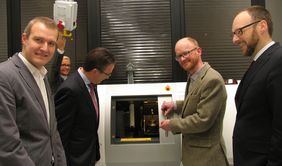 Blick in den Computertomographen 