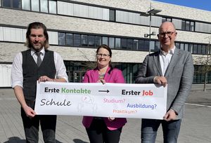 Planen eine Oriantierungsveranstaltung für Schülerinnen und Schüler