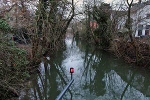Das Lichtkunstwerk „An Bord“ von Michael Vorfeld kann während der Lichtreise besichtigt werden. Foto: Stadt Lippstadt