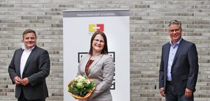 Hochschulpräsidentin Prof. Kira Kastell in Lippstadt persönlich begrüßt