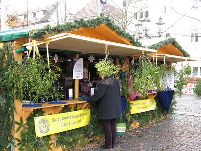 Weihnachtsmarkt Hütte Service Club