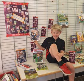 Zahlreiche Comics dürfen am 10. Mai in der Stadtbücherei gratis mitgenommen werden. Foto; Stadt Lippstadt