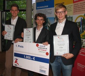 1. Preis: Maximilian Reinberger, Alexander Bittner, Alexander Werning 