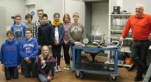 "Schall braucht Luft" - Experiment 