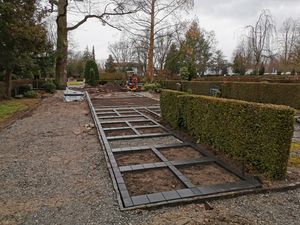 Hier entstehen neue Urnengräber am Hauptfriedhof. Foto: Stadt Lippstadt