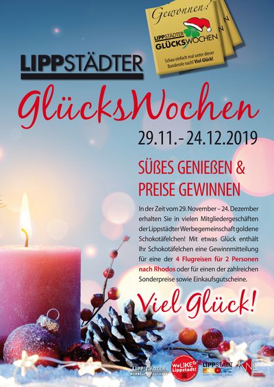 Glückswochen Plakat 2019