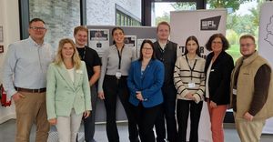 Freuen sich über den Erfolg des studentischen Projektes "Nachhaltigkeitsmesse"