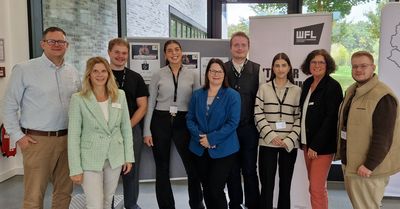 Freuen sich über den Erfolg des studentischen Projektes "Nachhaltigkeitsmesse"