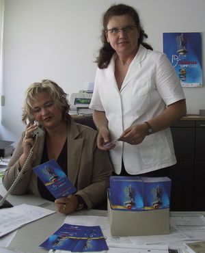 Vorbereitungen für das Hanse-Wirtschaftsforum bei der WFL