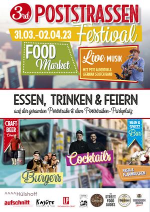Plakat Poststraßen Festival
