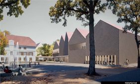 2. Preis Wettbewerb Stadtmuseum Ansicht - habermann.decker.architekten PartGmbB, Lemgo mit Planergruppe GmbH, Essen