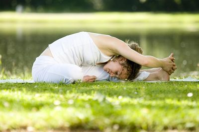 Yoga im Kurpark