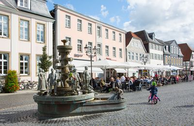 Bürgerbrunnen auf dem Rathausplatz