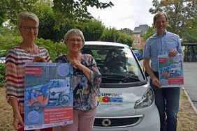 Interessierte Bürger können sich am 7. September zum Thema Elektromobilität informieren. Auch die Stadt Lippstadt setzt mittlerweile drei unterschiedliche Elektrofahrzeuge ein – wie zum Beispiel den E-Smart. Foto: Stadt Lippstadt